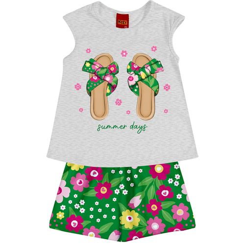 CONJUNTO - FEMININO - INFANTIL - TAMANHO 4 AO 8 # 1001011 - KYLY