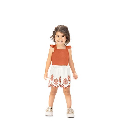 CONJUNTO - FEMININO - INFANTIL - TAMANHO 2 AO 3 # 2001186 - MILON