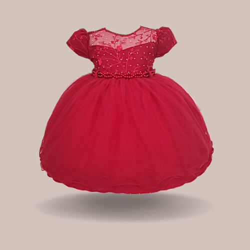 VESTIDO DE FESTA - INFANTIL - TAMANHO 1 AO 3 #2619 - MENINA BONITA