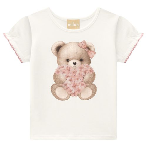 BLUSA - INFANTIL -  FEMININA - TAMANHO 4 AO 8 # 2000995 - MILON