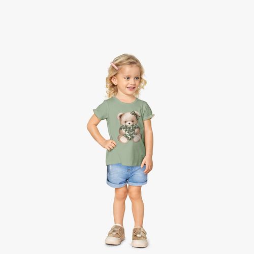 BLUSA - INFANTIL -  FEMININA - TAMANHO 4 AO 8 # 2000995 - MILON