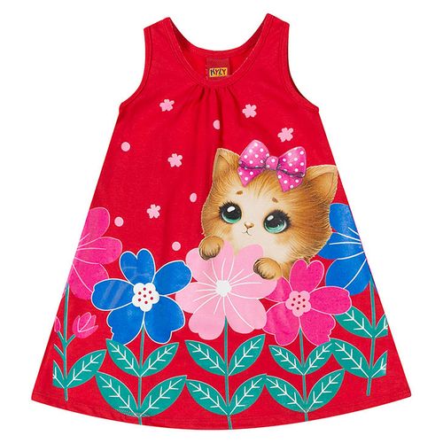 VESTIDO FEMININO INFANTIL - TAMANHO P AO G # 1000975 - KYLY