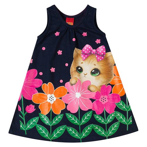 VESTIDO FEMININO INFANTIL - TAMANHO 2 AO 3 # 1000975 - KYLY