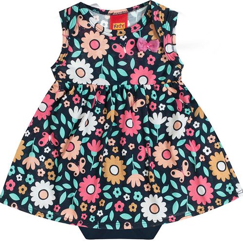 VESTIDO FEMININO INFANTIL - TAMANHO 6A AO 24M # 1001118 - KYLY