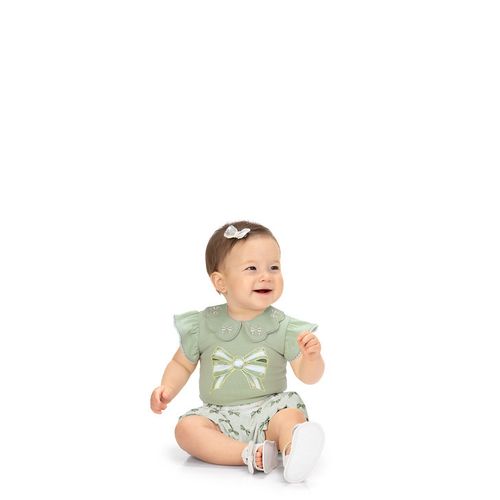 CONJUNTO - FEMININO - INFANTIL - TAMANHO 6 A 24 MESES # 2001120 - MILON