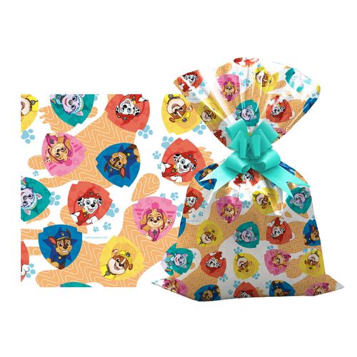 SAQUINHO PARA PRESENTE - 43CMX59CM - PATRULHA CANINA - 50 UNIDADES # 1222-301 - GALA PAIS&FILHO