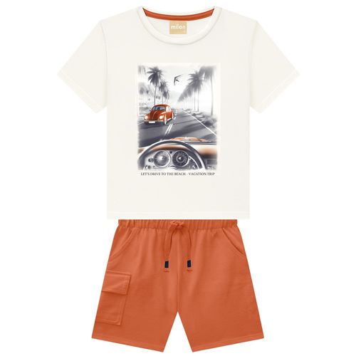 CONJUNTO MASCULINO INFANTIL - TAMANHO 10 AO 14 #2001089 - MILON