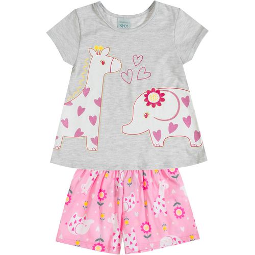 PIJAMA FEMININO INFANTIL - TAMANHO 4 AO 8 # 1001141 - KYLY
