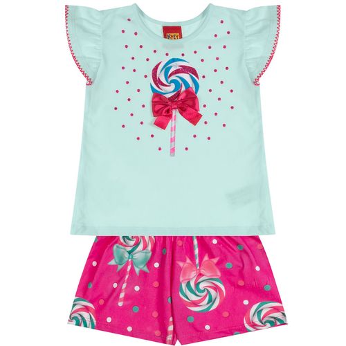 CONJUNTO FEMININO INFANTIL - TAMANHO 4 AO 8 #1001016 - KYLY