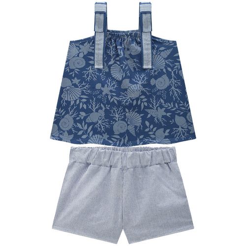 CONJUNTO - INFANTIL - FEMININO - TAMANHO 4 AO 8 # 2001017 - MILON