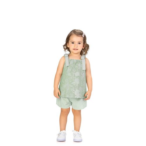 CONJUNTO - INFANTIL - FEMININO - TAMANHO 4 AO 8 # 2001017 - MILON