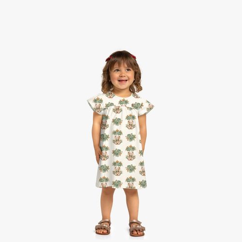 VESTIDO -  INFANTIL  - TAMANHO P AO G # 2000997 - MILON