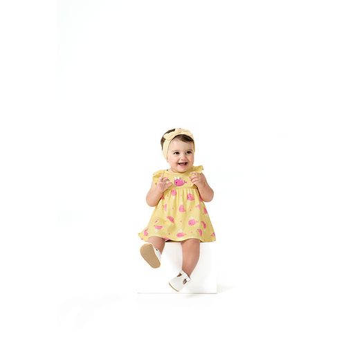 VESTIDO FEMININO INFANTIL -  TAMANHO 6 A 24 MESES #1001120 - KYLY