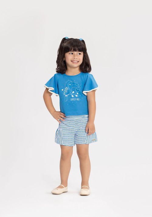 CONJUNTO INFANTIL -  TAMANHO 4 AO 10 # A0082 - LUNENDER ALAKAZOO