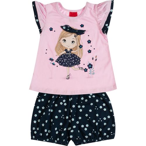 CONJUNTO - FEMININO - INFANTIL - TAMANHO 2 AO 3 # 1000991 - KYLY
