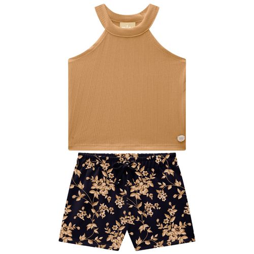 CONJUNTO FEMININO -  INFANTIL - TAMANHO 4 AO 8 #2001045 - MILON