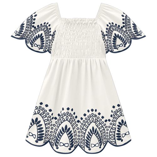 VESTIDO - INFANTIL - TAMANHO 4 AO 8 # 2001035 - MILON