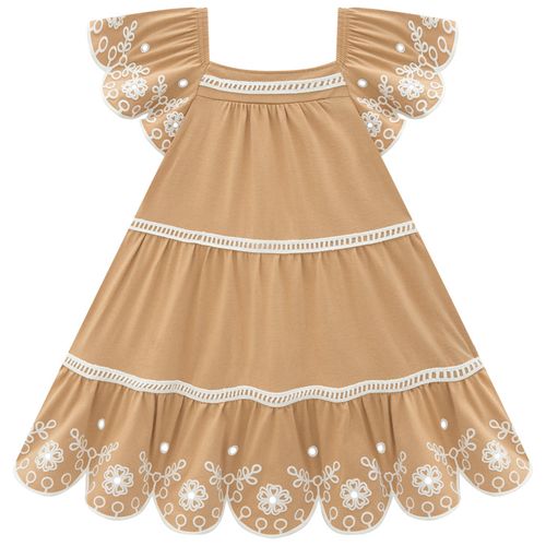 VESTIDO FEMININO INFANTIL - TAMANHO 2 AO 3 #2001011 - MILON
