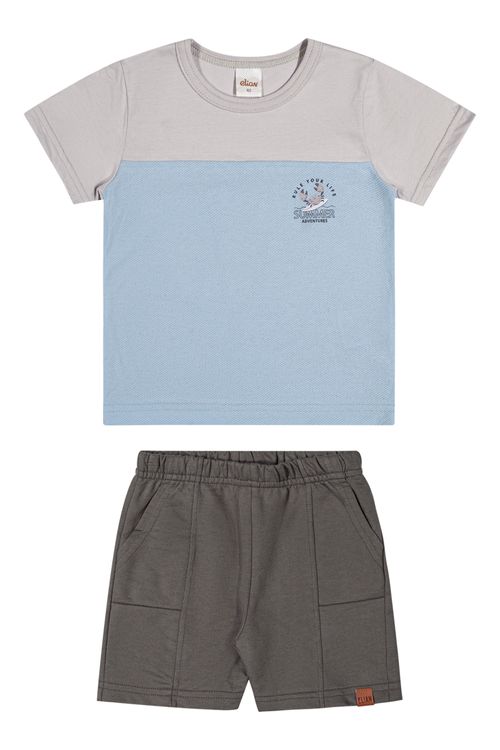 CONJUNTO INFANTIL - MASCULINO - TAMANHO 4 AO 8 # 221606 - ELIAN
