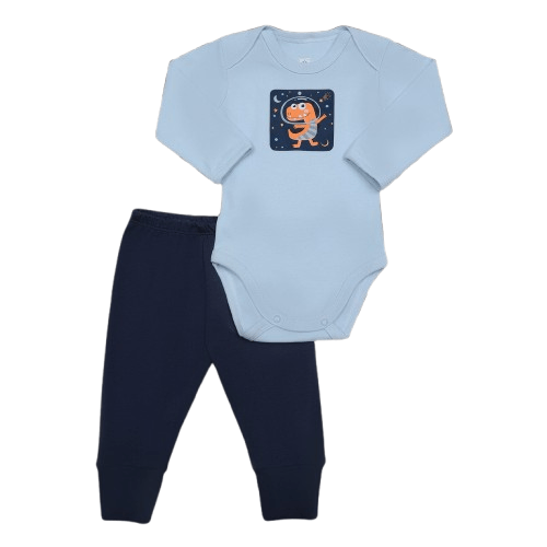 CONJUNTO MANGA LONGA - 2 PEÇAS - TAMANHO P AO G #621360 - BABY BEST