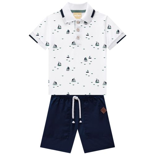 CONJUNTO MASCULINO - TAMANHO 4 AO 8 #2001076 - MILON