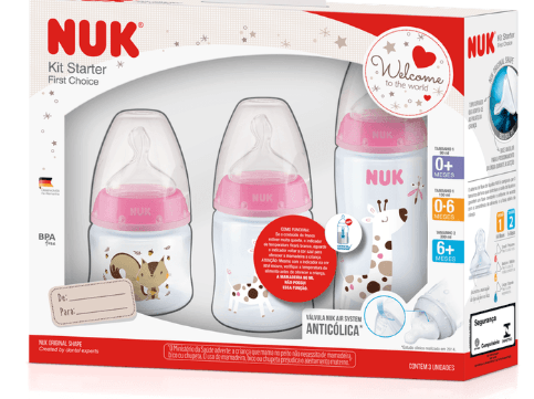 KIT MAMADEIRA STARTER FC - 90ML/150ML/300ML # PA7066-MG - NUK