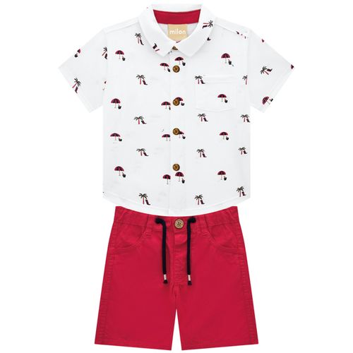 CONJUNTO INFANTIL MASCULINO - TAMANHO 10 AO 14 #2001078 - MILON