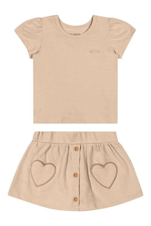 CONJUNTO INFANTIL - FEMININO - TAMANHO 1 AO 3 # 71180 - ELIAN