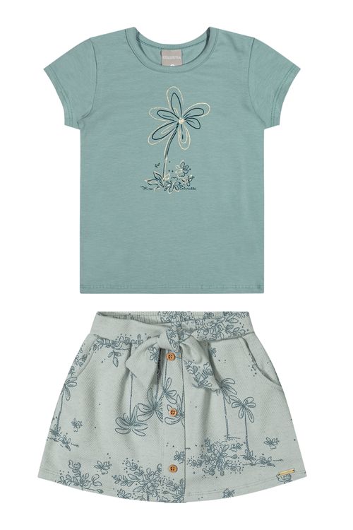 CONJUNTO INFANTIL - FEMININO - TAMANHO 4 AO 8 # 75276 - ELIAN