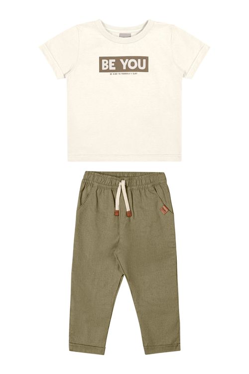 CONJUNTO INFANTIL - MASCULINO - TAMANHO 4 AO 8 # 72205 - ELIAN