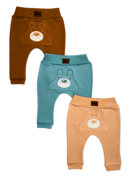 KIT CULOTE SARUEL SEM PÉ- 3 UNIDADES - TAMANHO RN AO G #20.215 - LE & MA