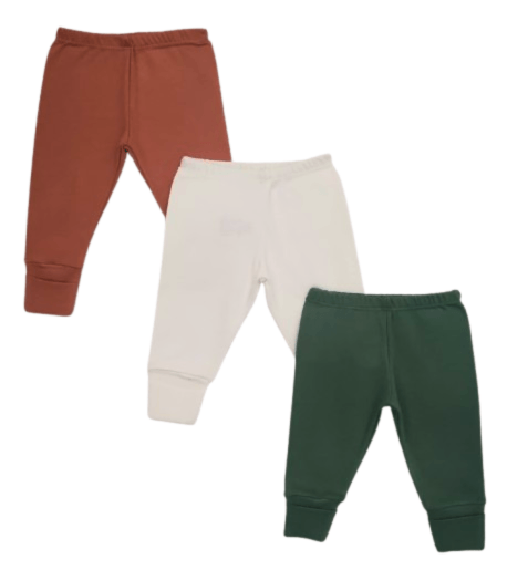 KIT CULOTE PÉ REVERSÍVEL - 3 UNIDADES - TAMANHO RN AO G #433416 - BABY BEST