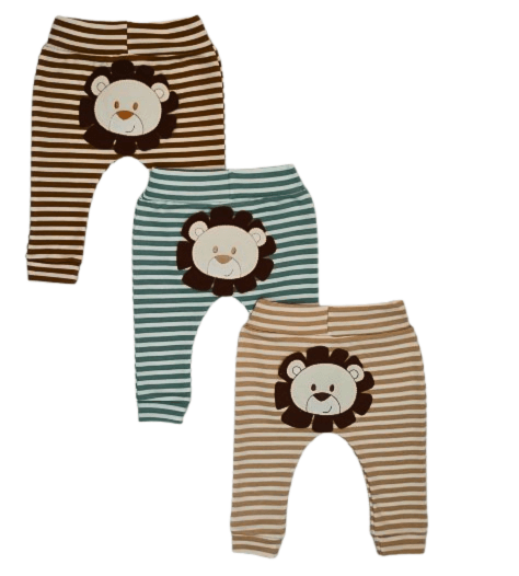 KIT CULOTE SARUEL SEM PÉ- 3 UNIDADES - TAMANHO RN AO G #20.231 - LE & MA