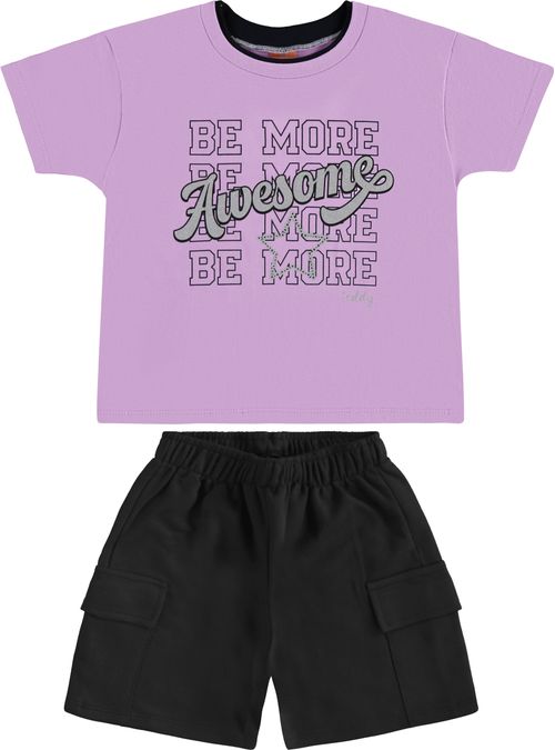 CONJUNTO FEMININO - INFANTIL - TAMANHO 10 AO 14  #18249 - TEDDY