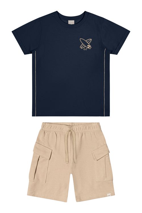 CONJUNTO MASCULINO 10 AO 14 # 74182 - ELIAN