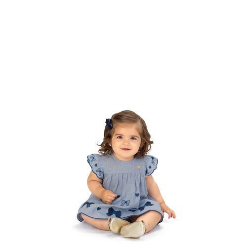 VESTIDO FEMININO INFANTIL - TAMANHO 6 A 24 MESES #2001114 - MILON