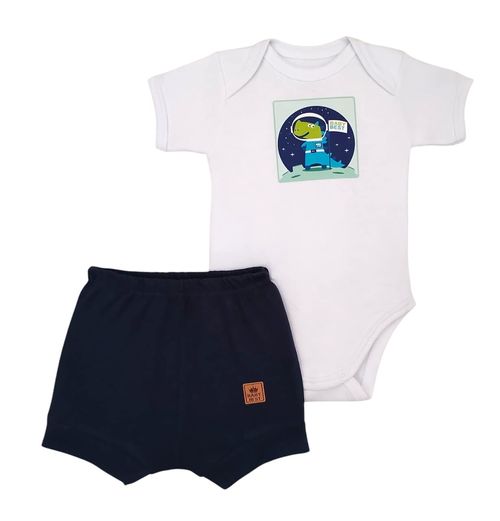 CONJUNTO MANGA CURTA - MASCULINO - TAMANHO P AO G #721418 BABY BEST