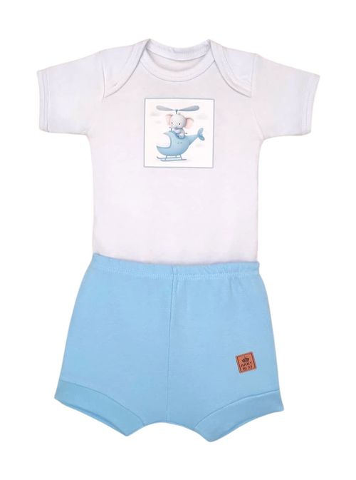 CONJUNTO MANGA CURTA - MASCULINO - TAMANHO P AO G #721419 - BABY BEST