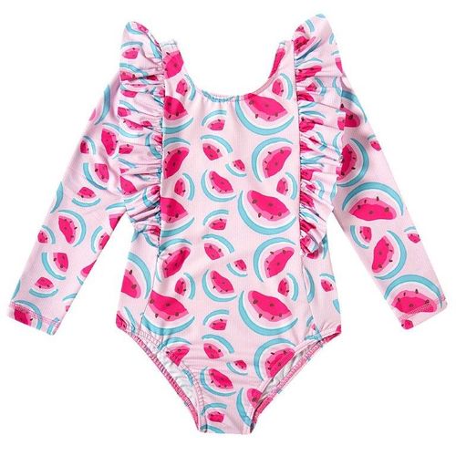 BODY MANGA LONGA PRAIA -  KIDS - TAMANHO 4 AO 10 # 32963110 - TIP TOP
