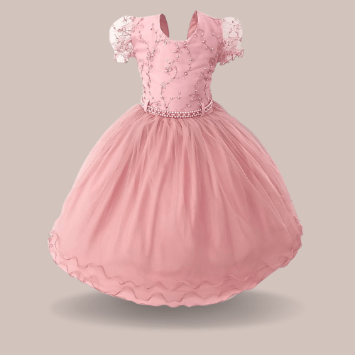 VESTIDO DE FESTA - INFANTIL - TAMANHO 4 AO 8 #2702 - MENINA BONITA