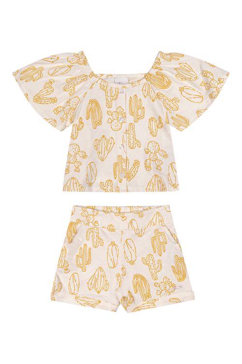 CONJUNTO INFANTIL - FEMININO - TAMANHO 1 AO 3 #232166 - ELIAN