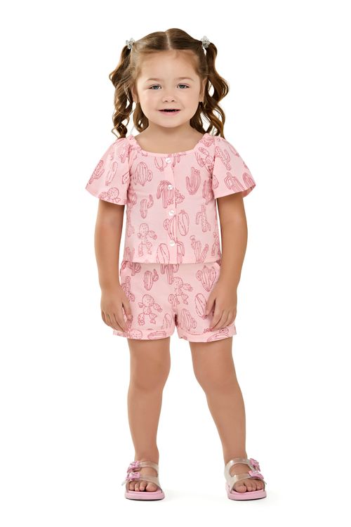 CONJUNTO INFANTIL - FEMININO - TAMANHO 4 AO 8 #232166 - ELIAN