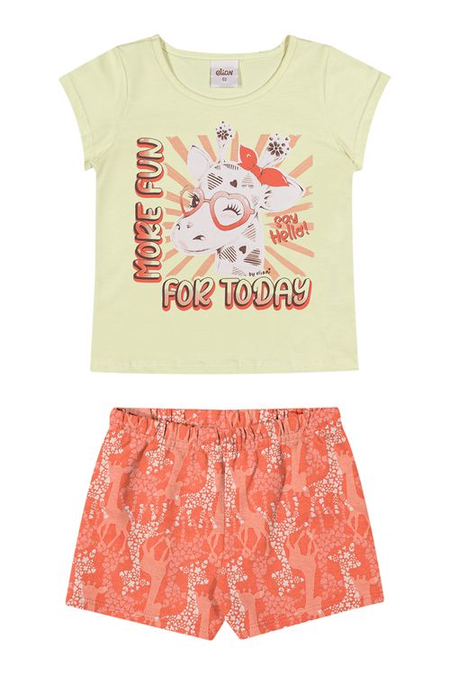 CONJUNTO INFANTIL - FEMININO - TAMANHO 4 AO 8 #232198 - ELIAN