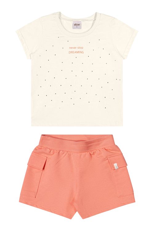 CONJUNTO INFANTIL - FEMININO - TAMANHO 10 AO 16 #251909 - ELIAN