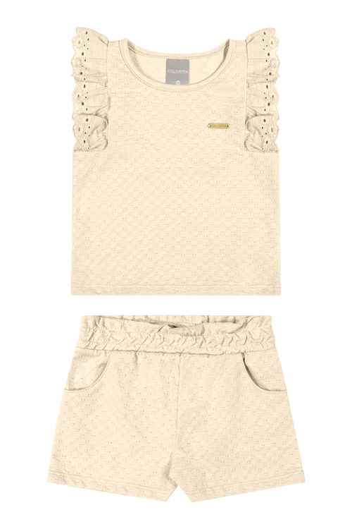 CONJUNTO INFANTIL - FEMININO - TAMANHO 1 AO 3 # 73270 - ELIAN