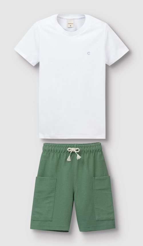 CONJUNTO MASCULINO -  INFANTIL - TAMANHO 4 AO 8 #1000130022 - MALWEE