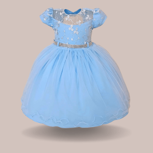 VESTIDO DE FESTA - INFANTIL -TAMANHO 1 AO 3 #2726 - MENINA BONITA