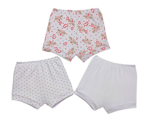 KIT SHORTS - 3 UNIDADES -TAMANHO RN AO G # 1002180 - ESTILINHO