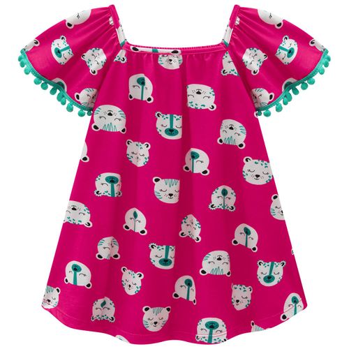 VESTIDO FEMININO -  INFANTIL - TAMANHO 4 AO 8 # 1001271 - KYLY