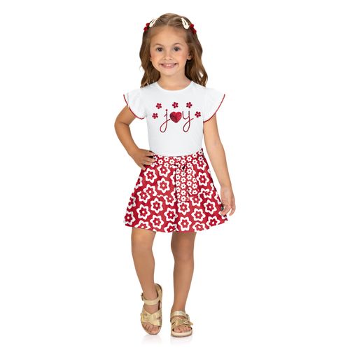 CONJUNTO INFANTIL -  FEMININO - TAMANHO 4 AO 8 #1001285 - KYLY
